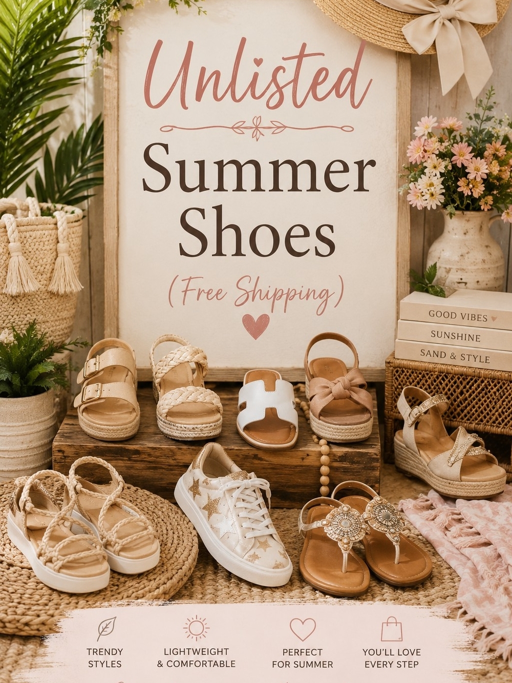 Summer Shoes & Sandals - As Shown During Live Show